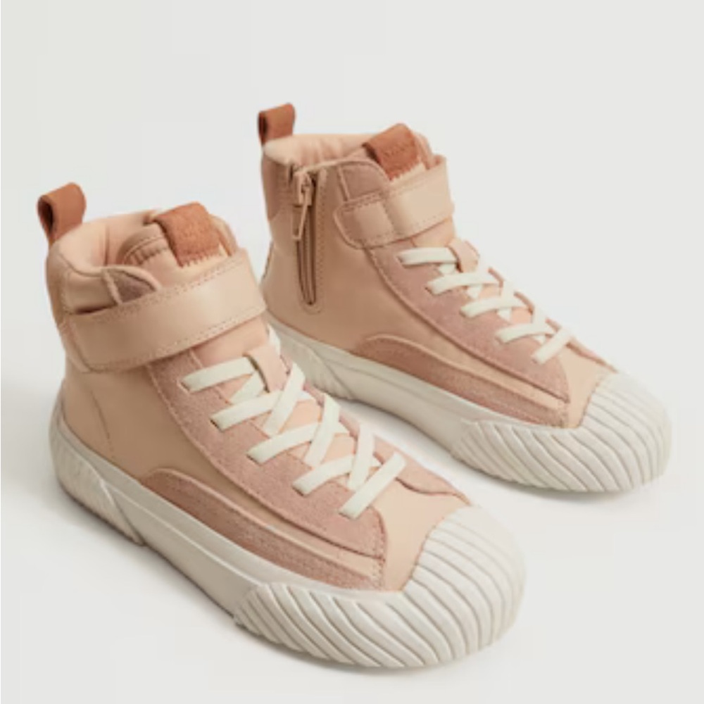 Mango leather Sneakers
